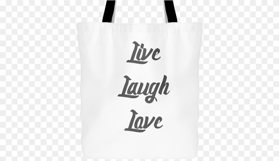 Live Laugh Love Totebag Tote Bag, Tote Bag, Shopping Bag, Accessories, Handbag Free Transparent Png