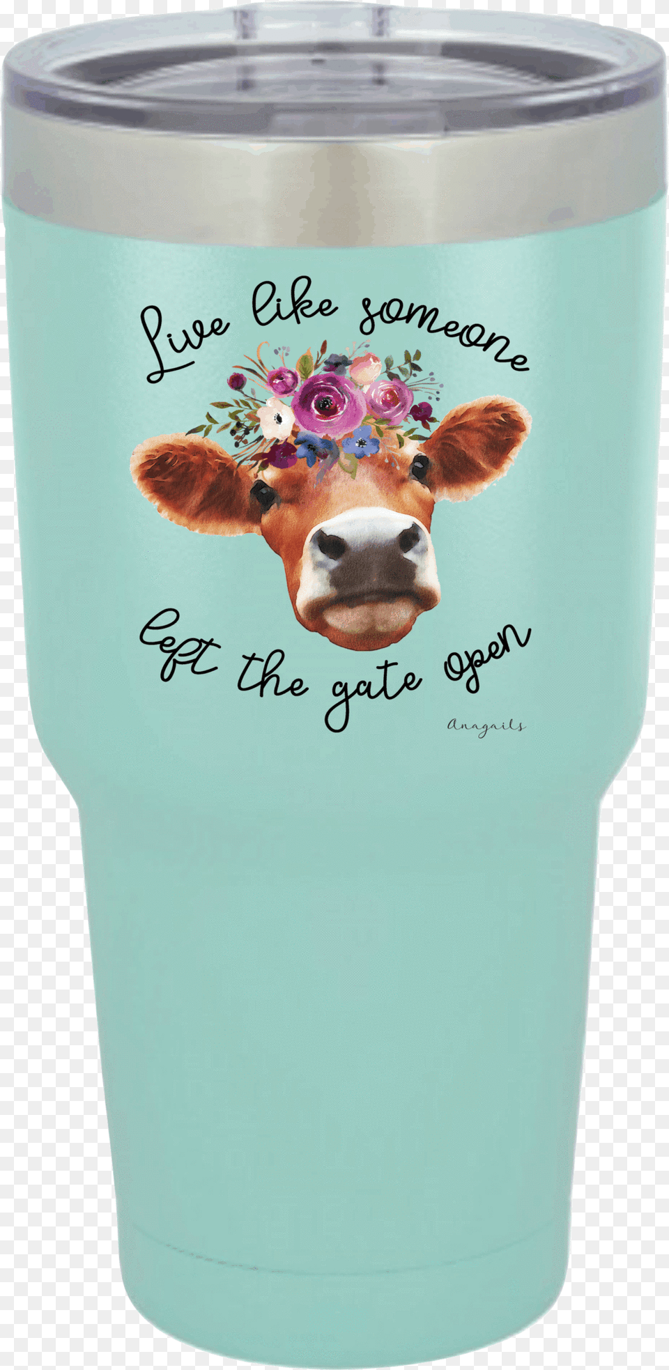 Live Like Someone Left The Gate Open Cow Decal, Animal, Cattle, Livestock, Mammal Free Png Download