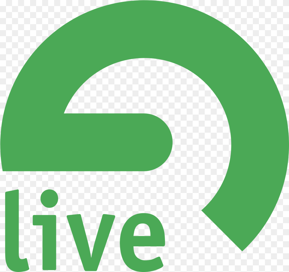 Live Logo Transparent Svg Vector Sign, Green, Disk Free Png