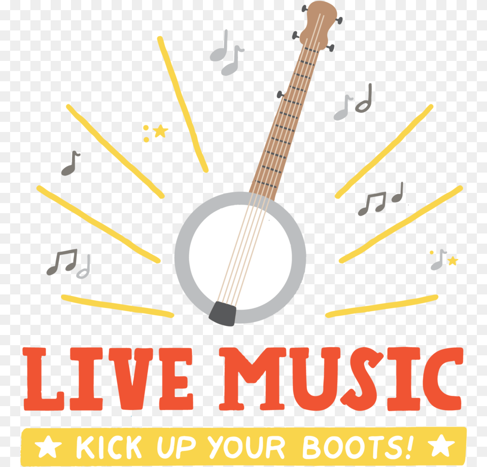Live Music Clf 2020 Acoustic Guitar, Musical Instrument, Banjo Free Png Download