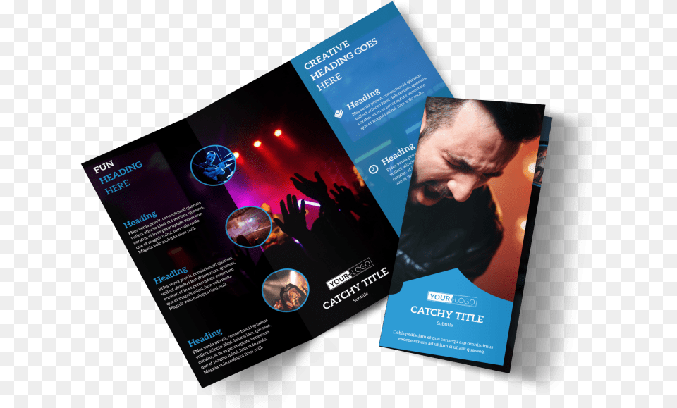 Live Music Concert Brochure Template Preview Flyer, Advertisement, Poster, Adult, Person Free Png Download