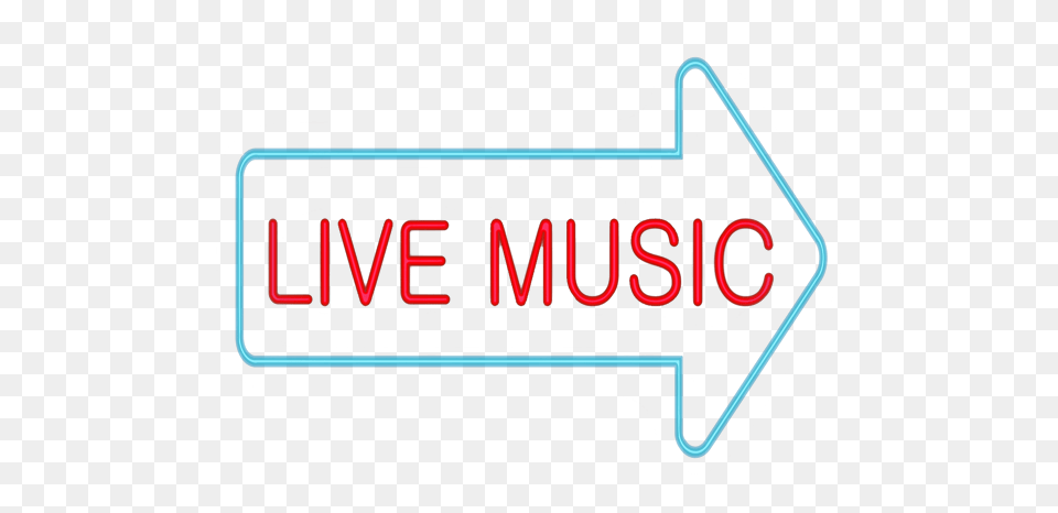 Live Music Neon, Light, Sign, Symbol, Logo Png Image