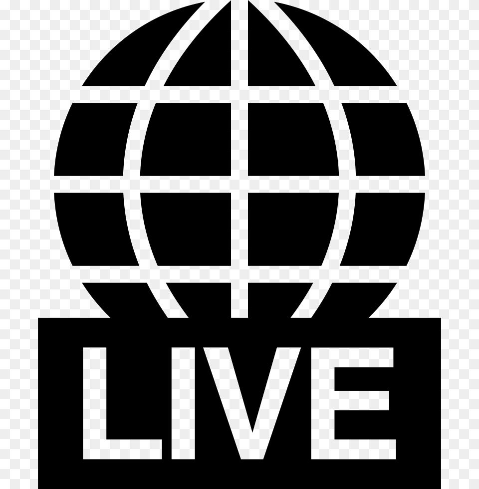 Live News Report Comments Globe And Book Logo, Stencil Png
