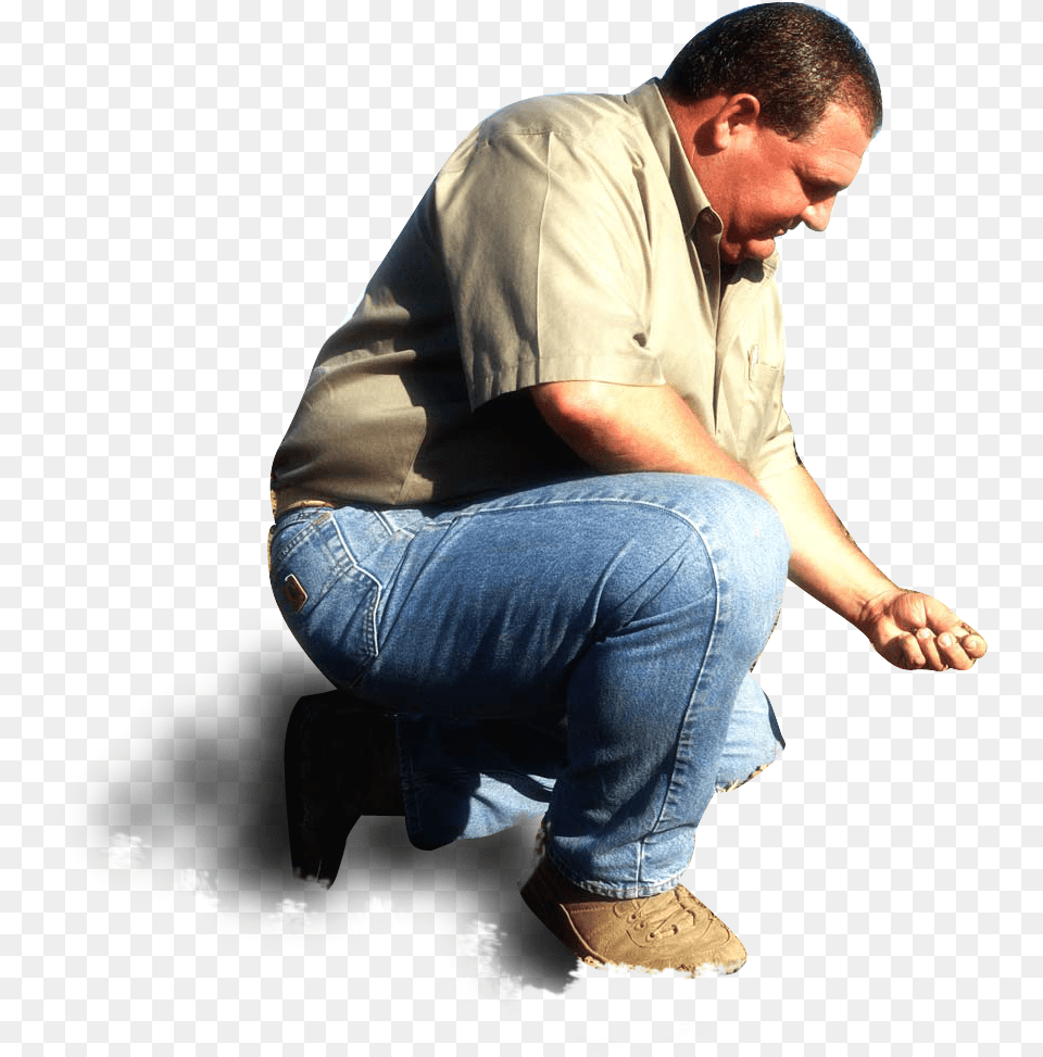 Live Oak Farms Person Kneeling, Clothing, Pants, Jeans, Adult Free Transparent Png