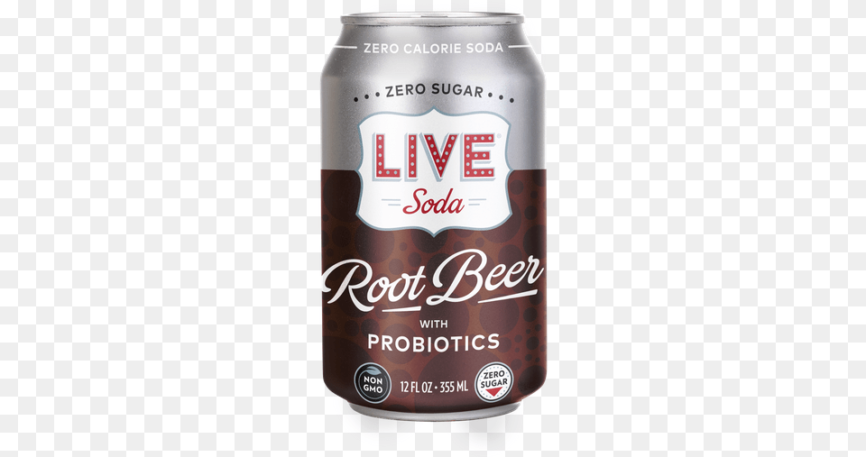 Live Ps Can Rootbeer Live Soda Root Beer, Beverage, Tin, Alcohol, Coke Free Transparent Png