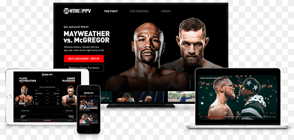 Live Stream The Iconic Mayweather Vs, Computer, Electronics, Adult, Person Free Transparent Png