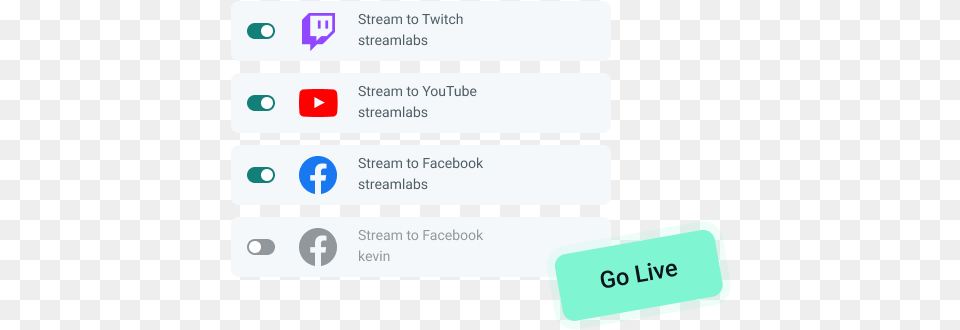 Live Stream To Twitch Youtube And Facebook Streamlabs Dot, Text Free Png