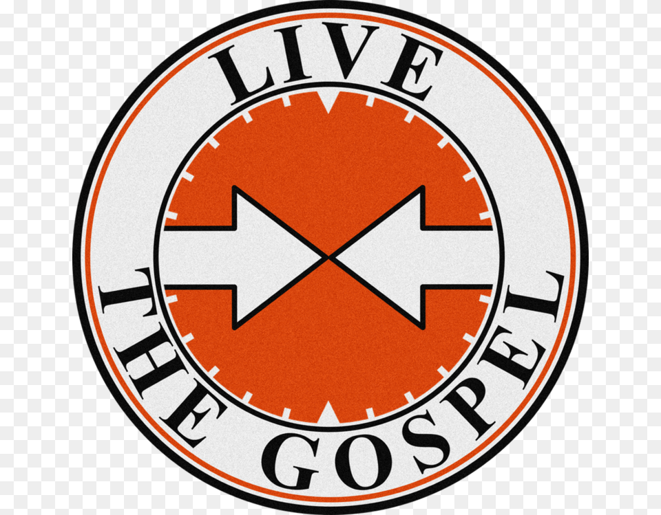 Live The Gospel Circle, Logo, Emblem, Symbol, Road Sign Free Png