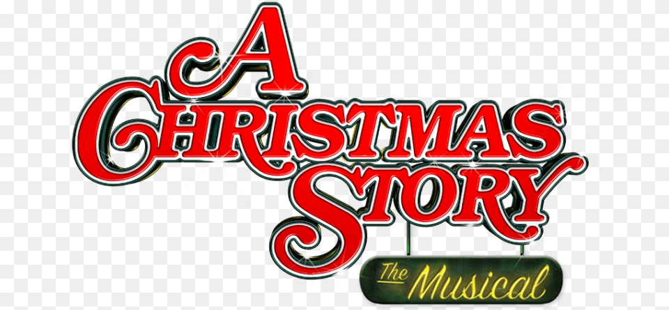 Live Theatre In Springfield Mo Christmas Story The Musical Logo, Dynamite, Weapon, Text, Light Free Png Download