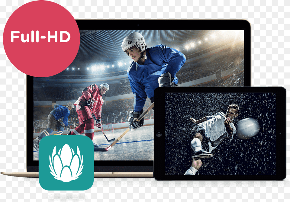 Live Tv Offer From Upc Download Ice Hockey Player Hd, Adult, Person, Man, Male Png