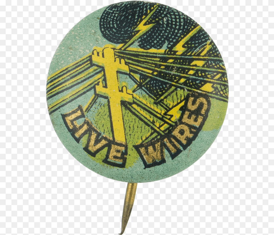 Live Wires Cause Button Museum Emblem, Animal, Bird Free Png