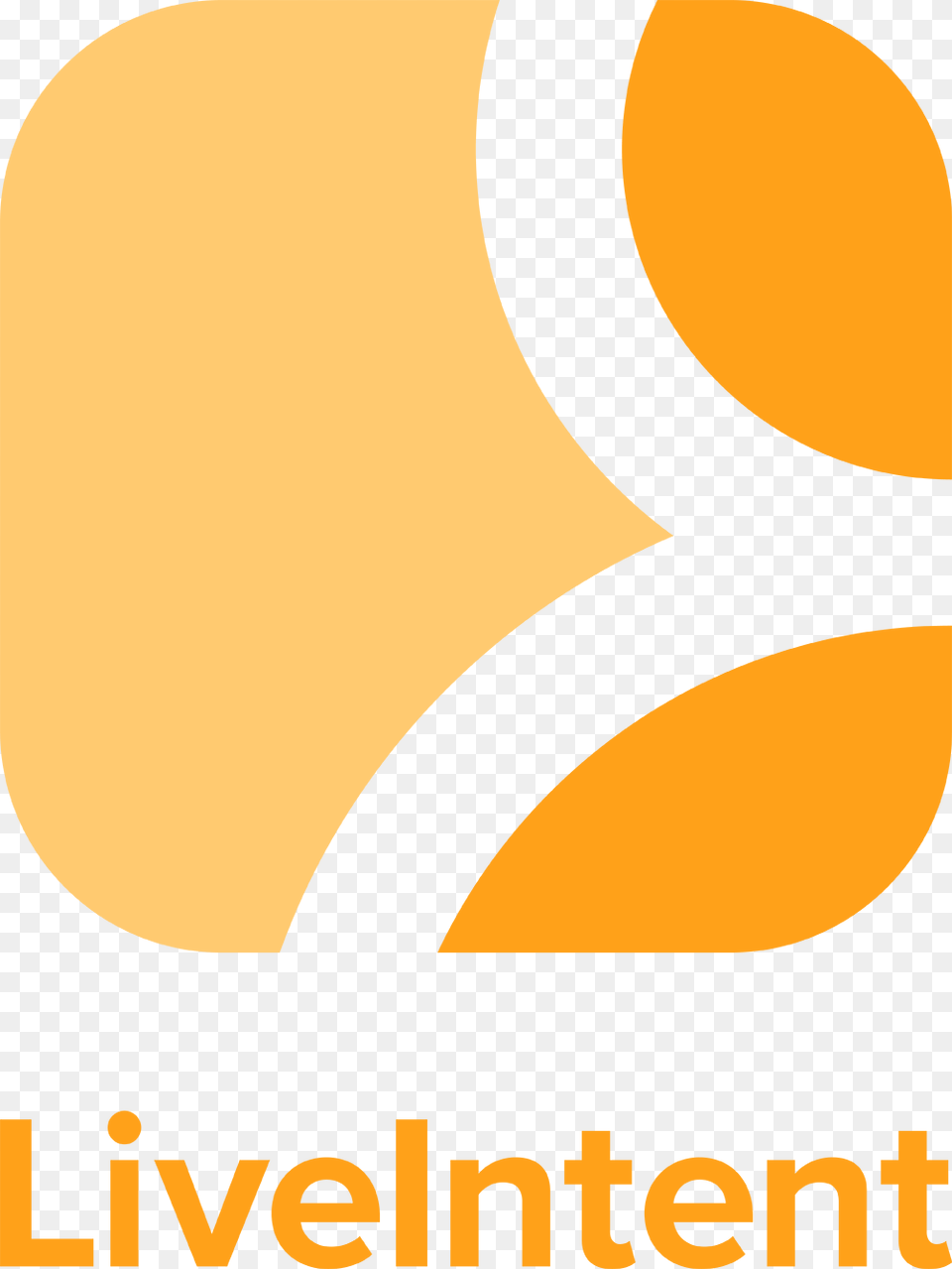 Liveintent Logo Vertical Orange Graphic Design, Flower, Petal, Plant Png Image