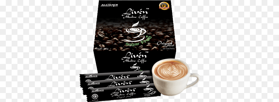 Liven Coffee Sugar, Cup, Beverage, Coffee Cup, Latte Free Transparent Png