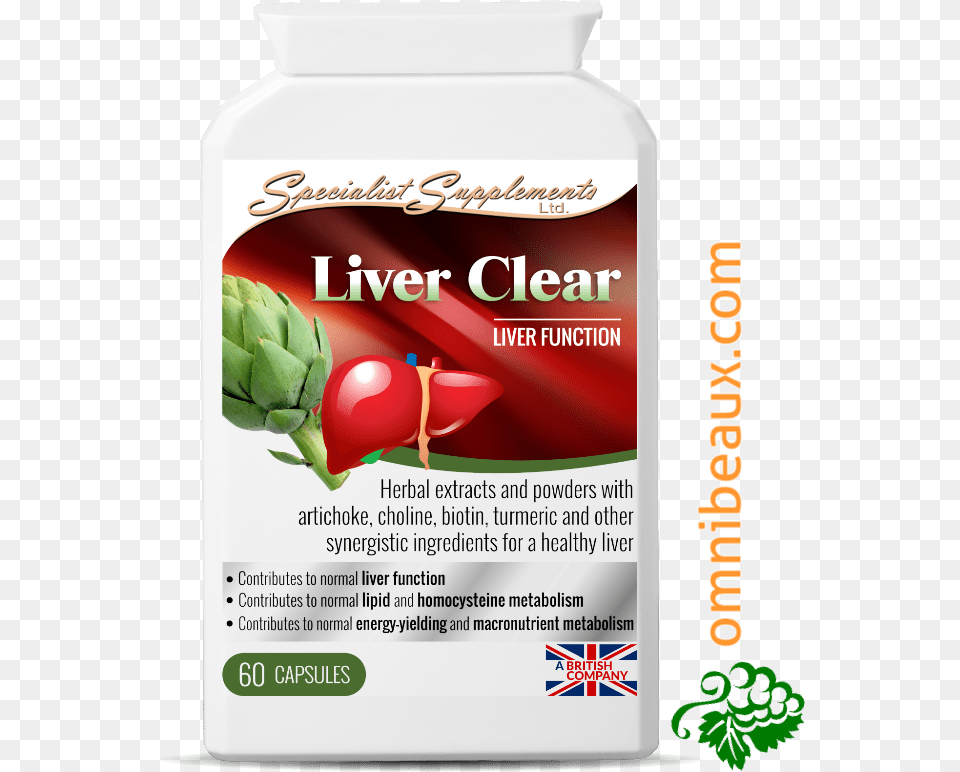 Liver Clear Liver Support Liver Supplement With Choline Liver, Herbal, Herbs, Plant, Food Free Png
