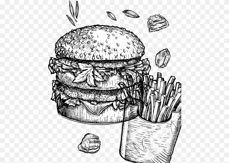 Liverpool Cafe Restaurants Fast Food Vector, Art, Burger, Doodle, Drawing Free Png