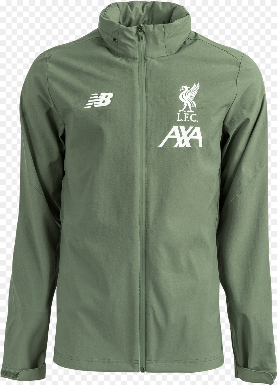 Liverpool Fc Base Storm Jacket Agave Green Ez Football Pocket, Clothing, Coat, Fleece, Sweater Free Transparent Png