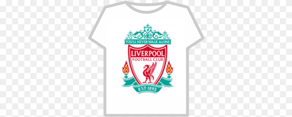 Liverpool Logo Liverpool T Shirt Roblox, Clothing, T-shirt, Badge, Symbol Free Png