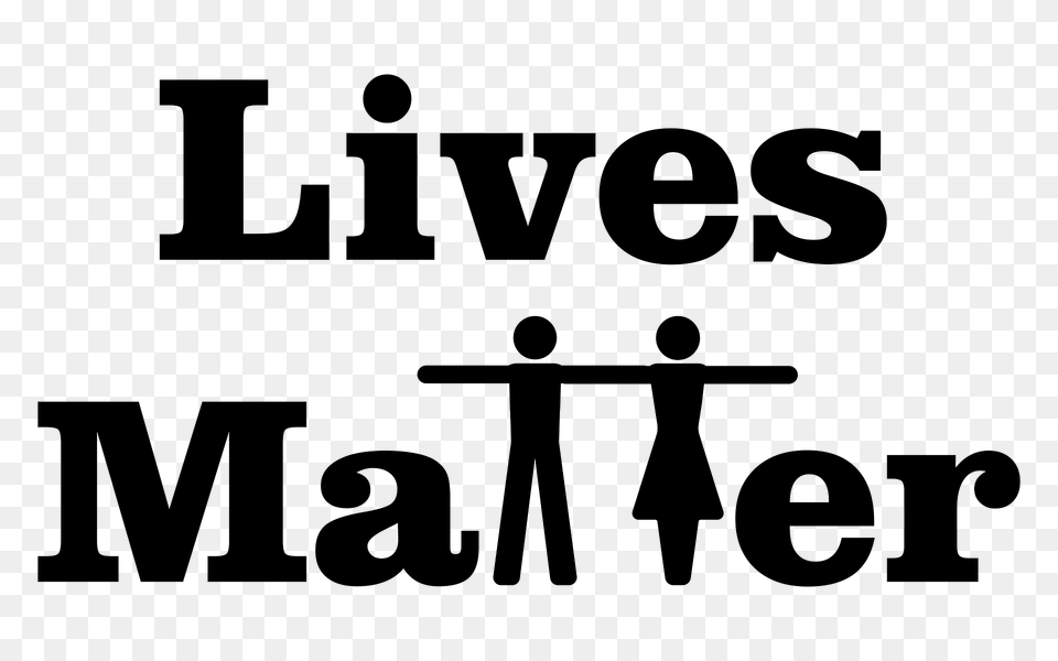 Lives Matter Typography Clipart, Text, Person, Symbol Free Transparent Png