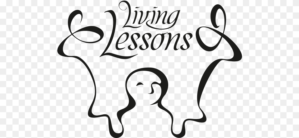 Living Lessons White, Silhouette, Stencil, Text, Logo Free Png