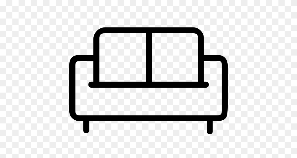Living Room Living Lounge Icon With And Vector Format, Gray Png Image
