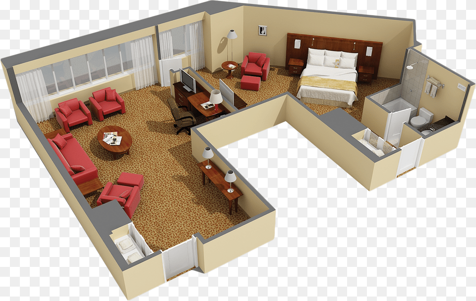 Living Room Plan 3d, Architecture, Living Room, Indoors, Furniture Png