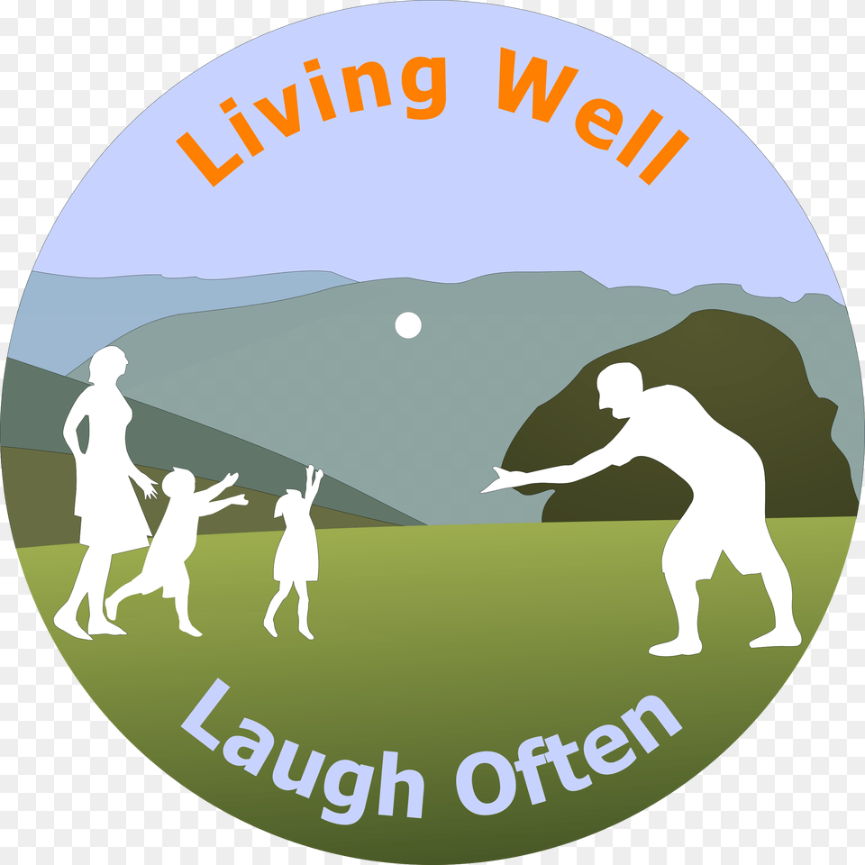 Living Well Laugh Often Logo 4 Clip Arts Illustration, Person, Adult, Female, Woman Free Png Download