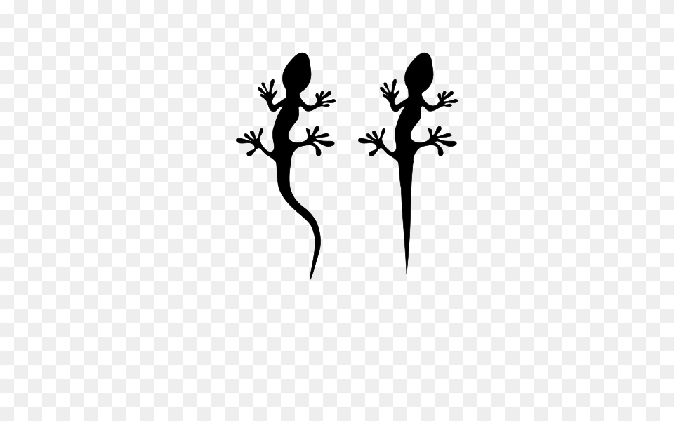 Lizard Clipart Black And White, Gray Free Png