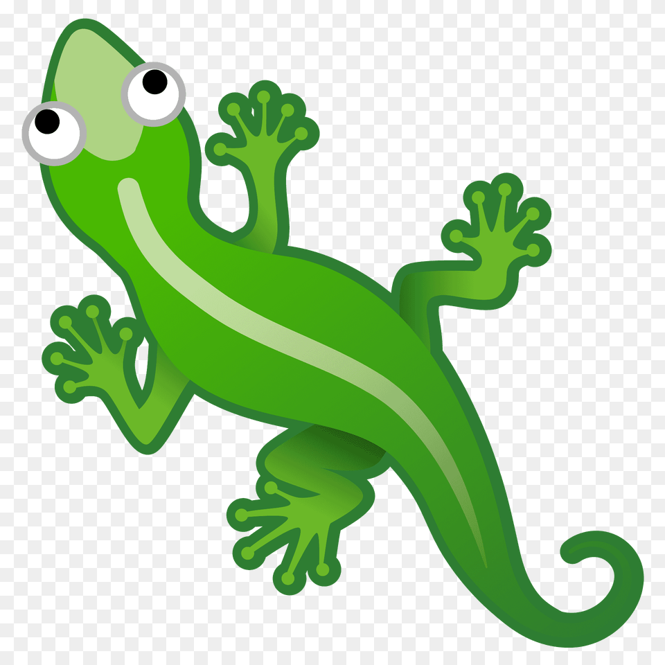 Lizard Emoji Clipart, Animal, Gecko, Reptile, Green Lizard Png