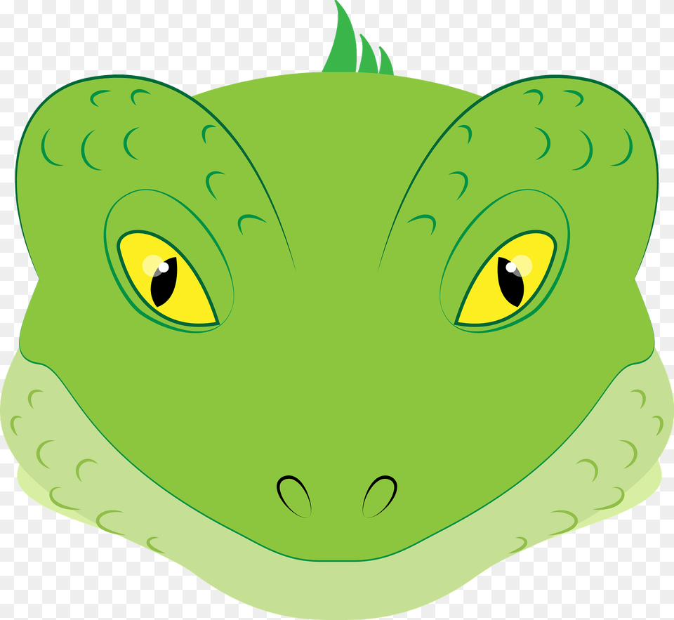 Lizard Face Clipart, Green, Animal, Green Lizard, Reptile Free Png