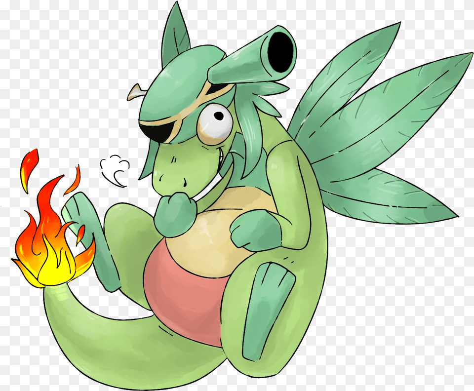 Lizard Fakemon Weed, Cartoon, Animal, Fish, Sea Life Png