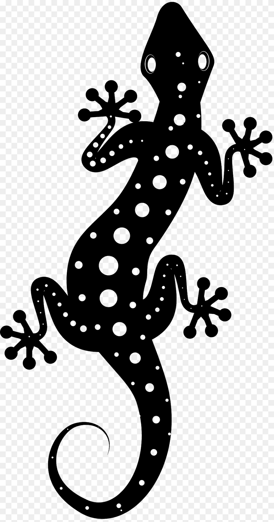 Lizard Silhouette, Animal, Gecko, Reptile, Cross Png Image