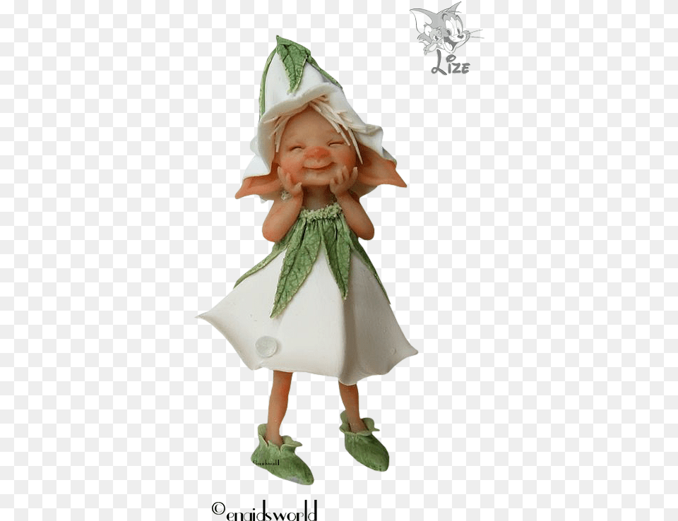 Lize Enaidsworld 003 Piks Clay People Magical Doll, Clothing, Hat, Baby, Person Free Png Download
