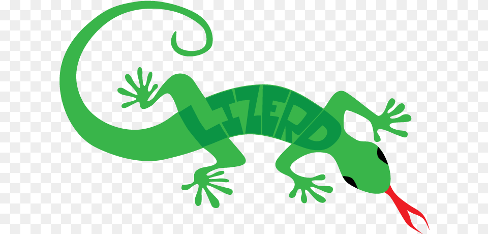 Lizerd Lizard Nickname Tongue Reptile Lizard Illust, Animal, Gecko, Dinosaur, Green Lizard Free Png Download