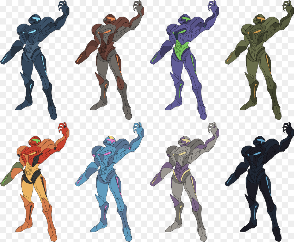 Lizuka S Alternate Color Mock Ups Smash Ultimate Dark Samus Colors, Person, Art, Drawing, Book Free Png Download