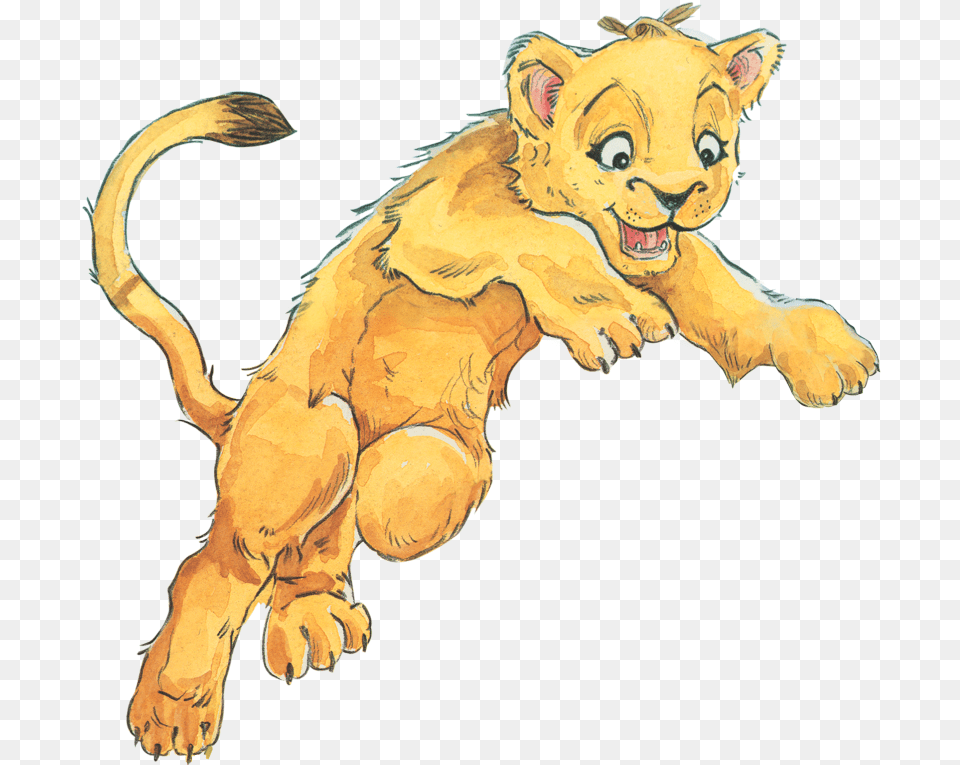 Lizzy The Lioness Cartoon, Animal, Lion, Mammal, Wildlife Free Transparent Png