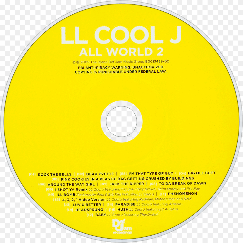 Ll Cool J Erasure A Little Respect Single, Disk, Dvd Free Png Download