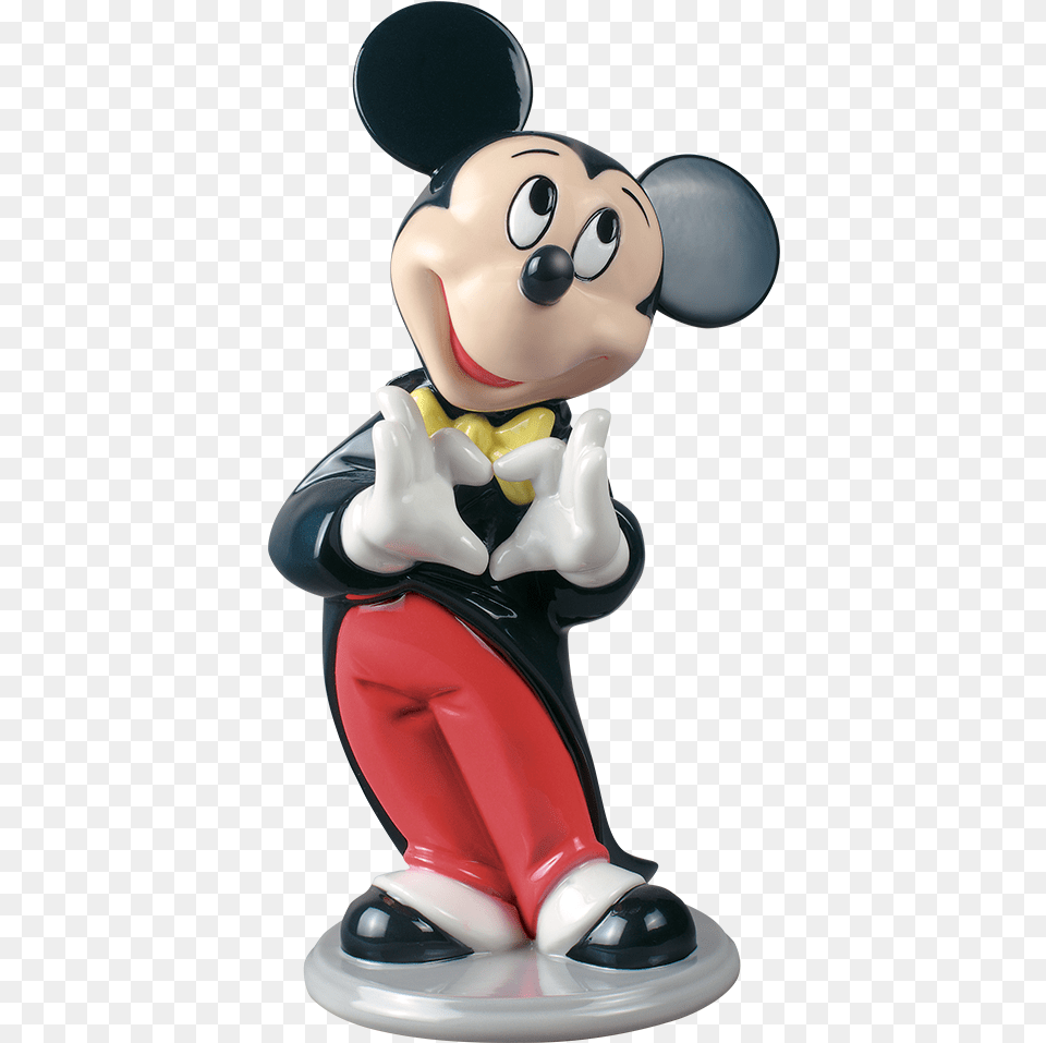 Lladro Mickey Mouse, Figurine, Toy, Face, Head Free Png Download