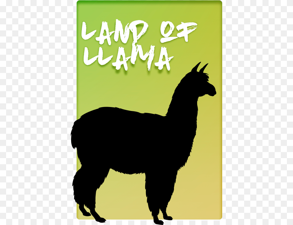 Llama, Silhouette, Animal, Canine, Dog Png Image