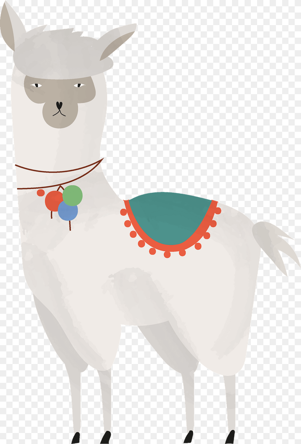 Llama Clipart, Animal, Mammal, Person, Clothing Png