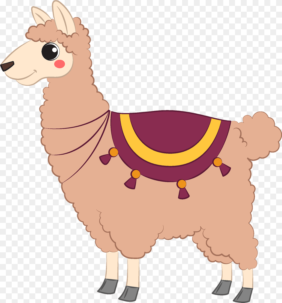 Llama Clipart Animal Figure, Mammal, Horse Png