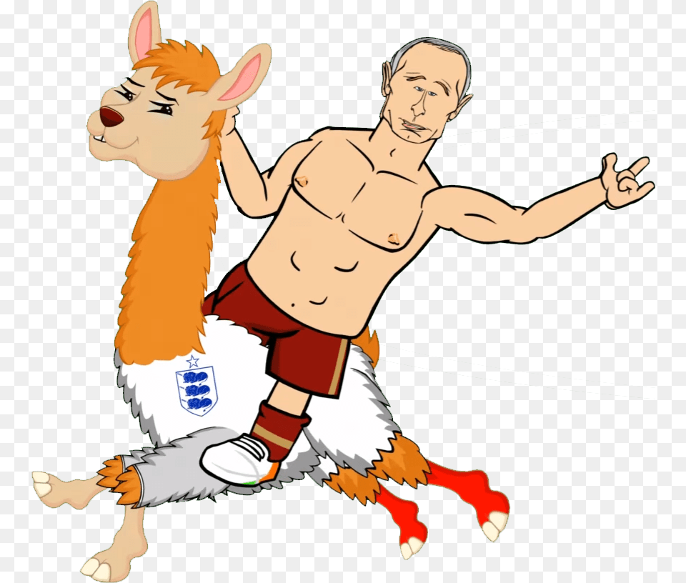 Llama Clipart Illustration Putin, Baby, Person, Face, Head Free Transparent Png