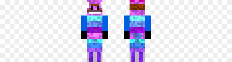 Llama Fortnite Minecraft Skin, Purple, Art Png