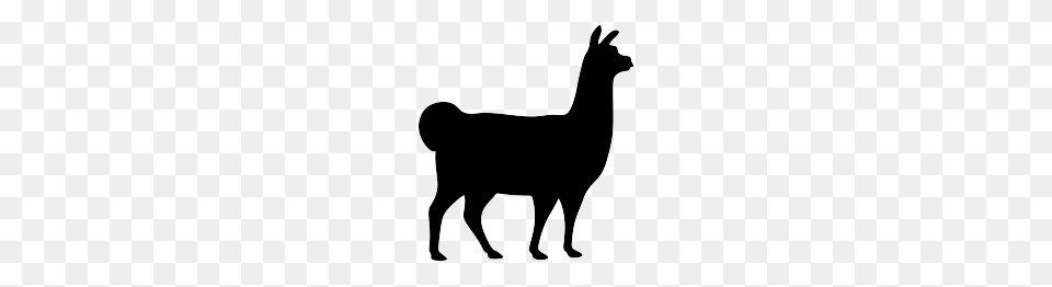 Llama Head Cliparts, Silhouette, Smoke Pipe, Animal, Mammal Png Image