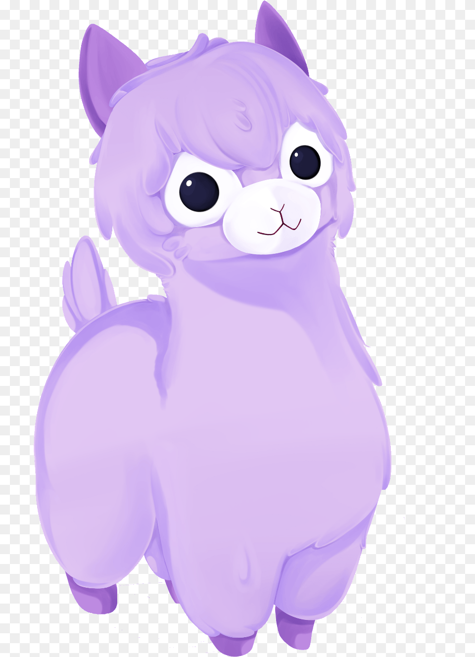 Llama Kawaii Clipart Kawaii Llama, Purple, Cartoon Free Png Download