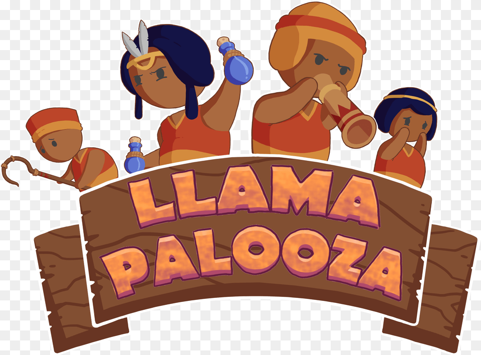 Llama Palooza Cartoon, Baby, Person, Clothing, People Png Image