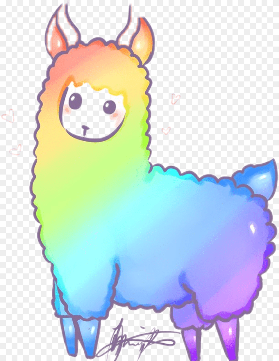 Llama Yus Frvr Live Love Spirt Flower Cute Petsandanima, Animal, Mammal Png