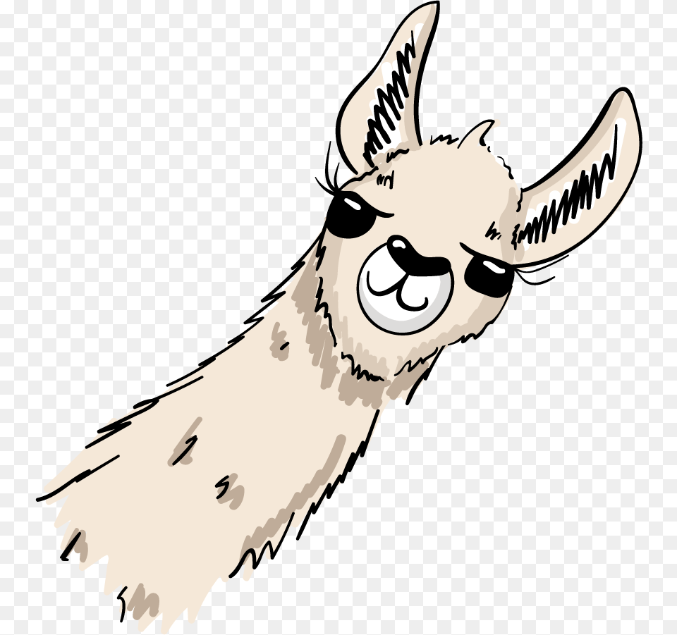 Llamas Llama Animals Ftestickers, Person, Animal, Face, Head Png