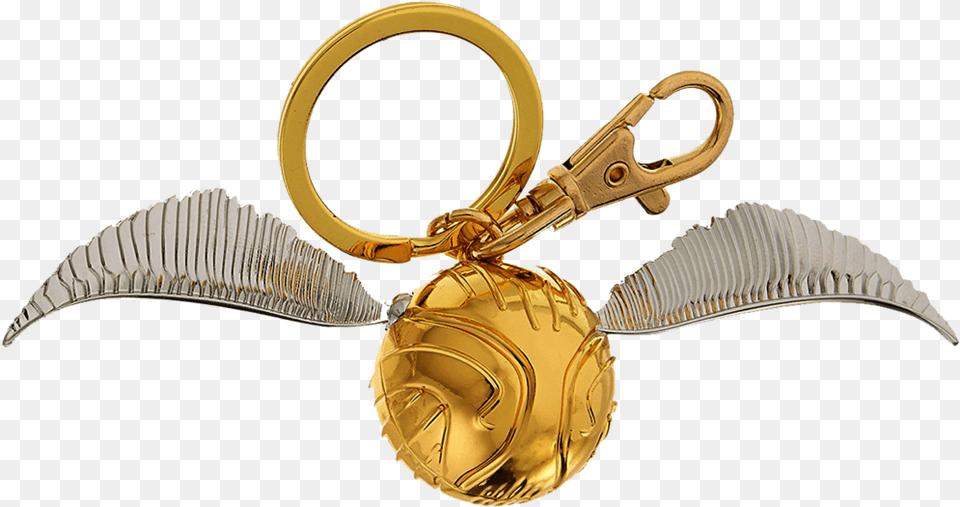 Llavero Golden Snitch Harry Potter Golden Snitch Keychain, Gold, Accessories, Jewelry, Necklace Free Png