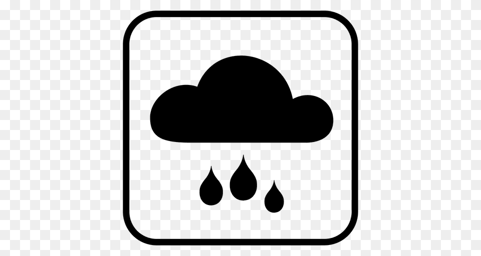 Lluvia Icono Cuadrado De La Nube, Clothing, Hat, Symbol, Sign Free Transparent Png