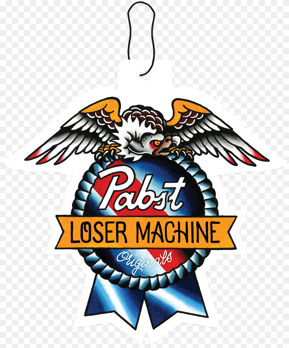 Lmc X Pbr Air Freshener Loser Machine Air Freshener, Emblem, Symbol, Logo, Person Free Png